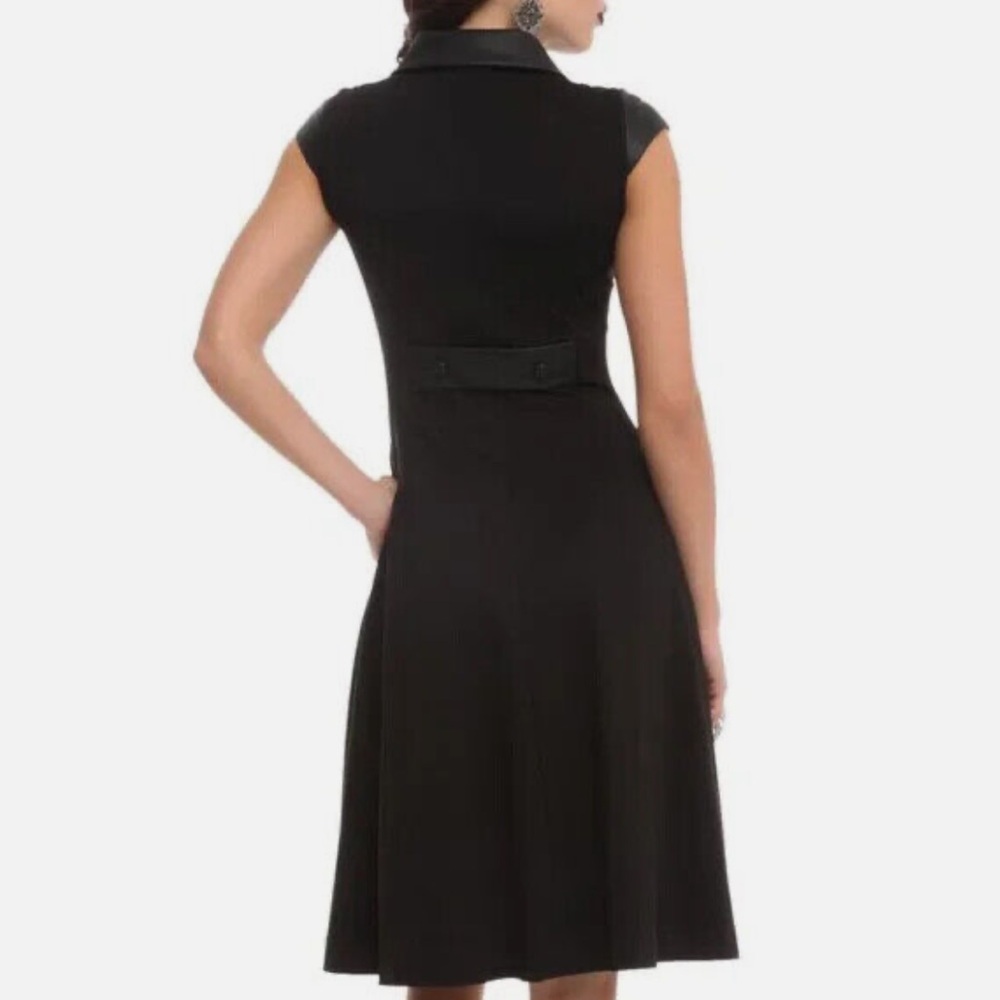 Disney Maleficent Hot Topic Button Front Trench V… - image 3